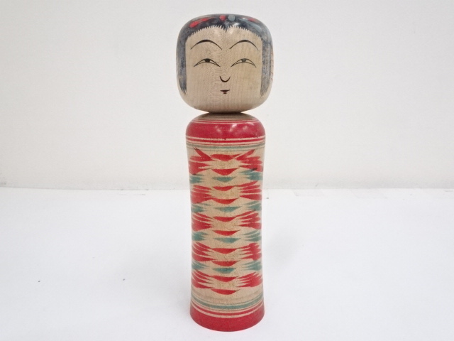 TRADITIONAL JAPANESE CRAFT / KOKESHI DOLL (24.3 cm)/ ARTISAN WORK
